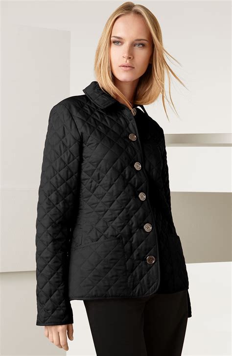 Burberry women's quilted jacket sale